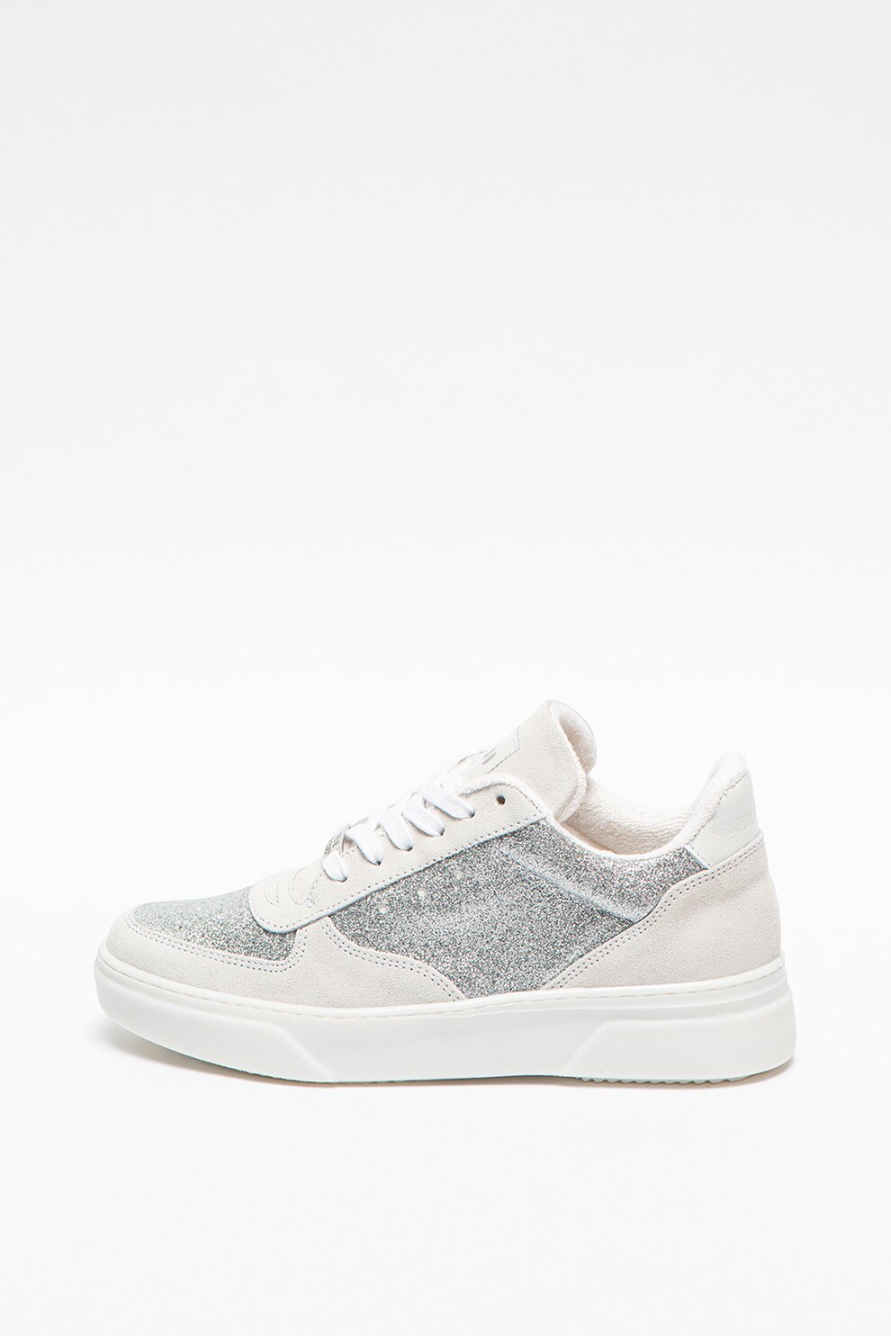 Steve Madden, Pantofi sport de piele intoarsa cu garnituri stralucitoare Darma
