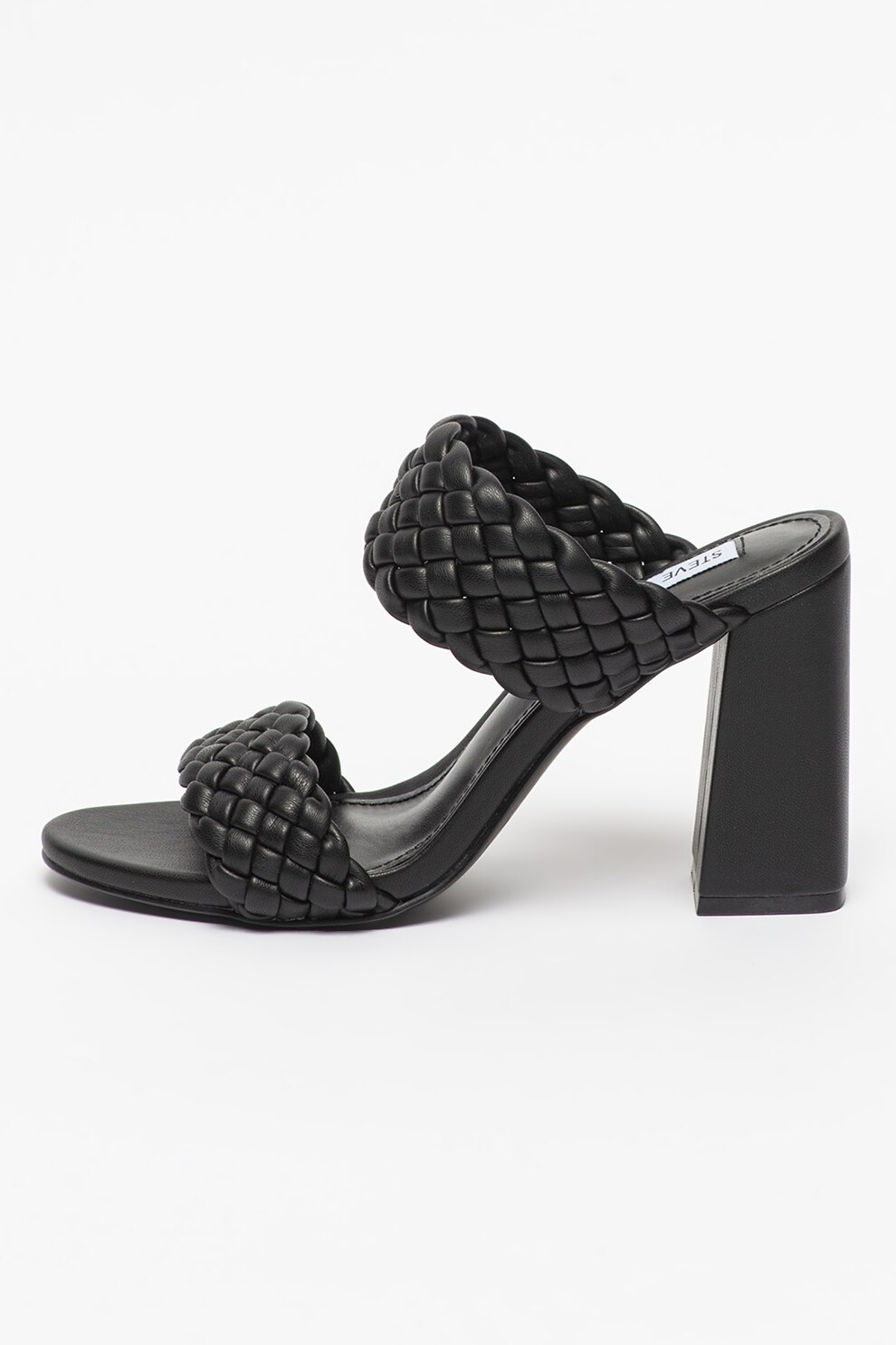 Steve Madden, Papuci de piele ecologica cu toc Tangle