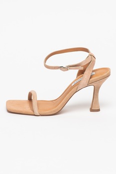 Steve Madden, Sandale de piele intoarsa cu varf patrat Kandice Steve Madden, Sandale de piele intoarsa cu varf patrat Kandice
