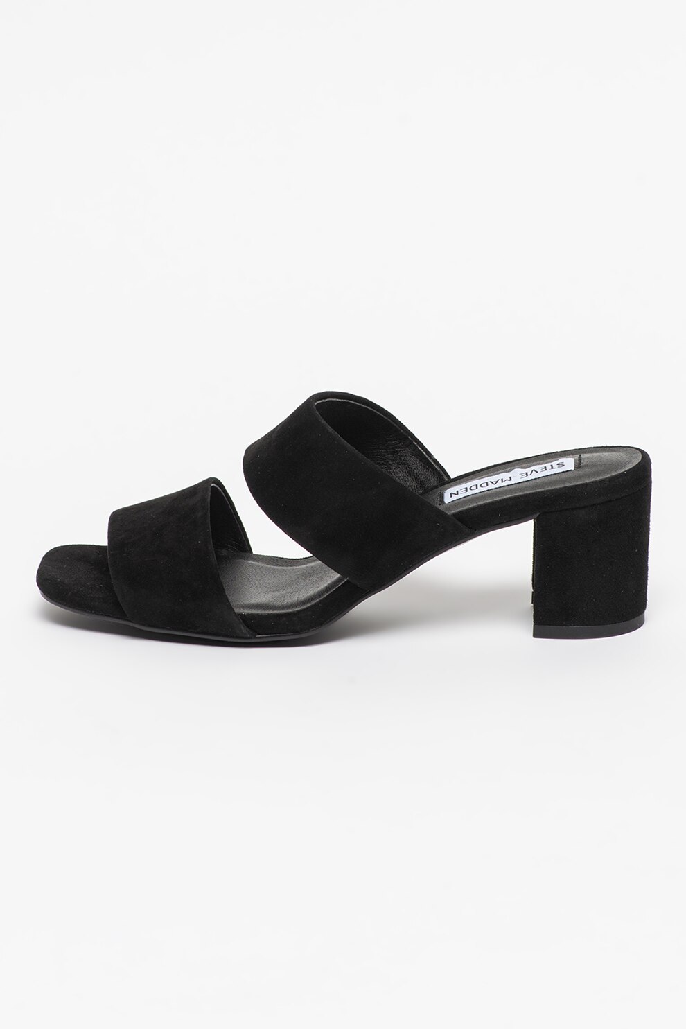 Steve Madden, Papuci de piele intoarsa cu toc Kemoon