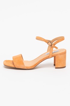 Steve Madden, Sandale de piele intoarsa cu toc masiv Kyona Steve Madden, Sandale de piele intoarsa cu toc masiv Kyona