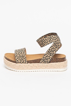 Steve Madden, Sandale tip espadrile flatform Layne Steve Madden, Sandale tip espadrile flatform Layne