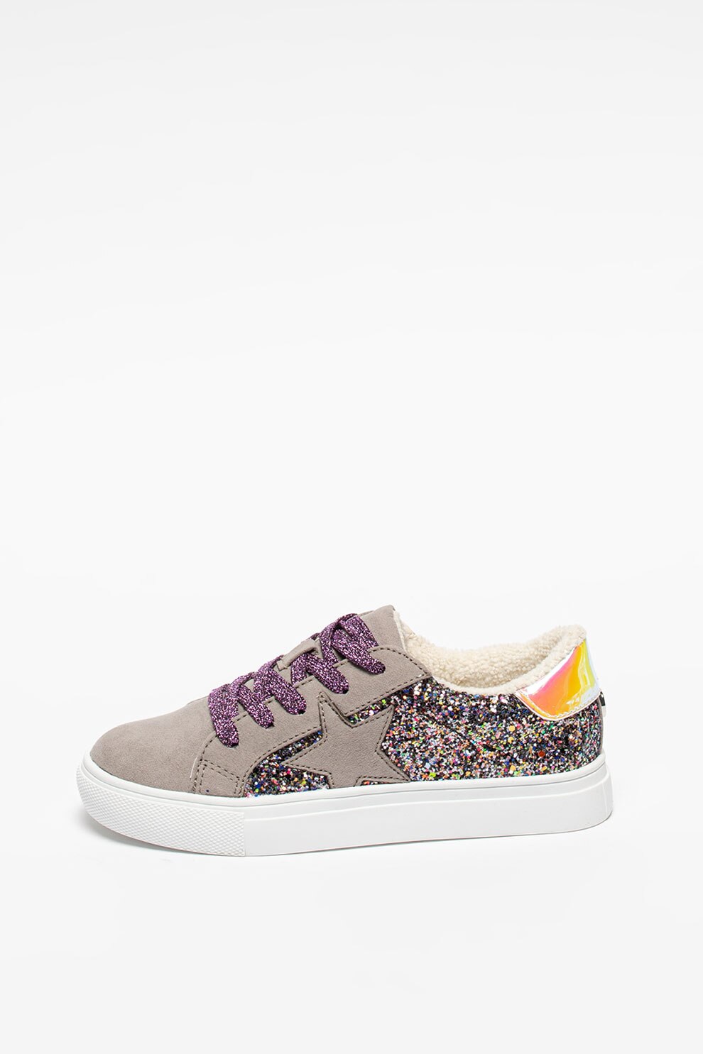 Steve Madden, Pantofi sport cu insertii de piele intoarsa sintetica Jrezume