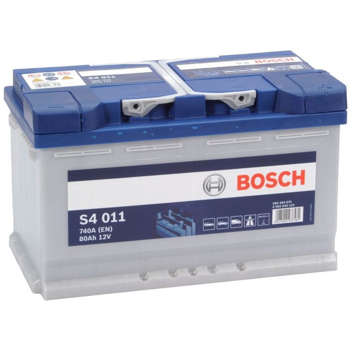 Акумулатор Bosch S4 0092S40011, 80Ah, 740A
