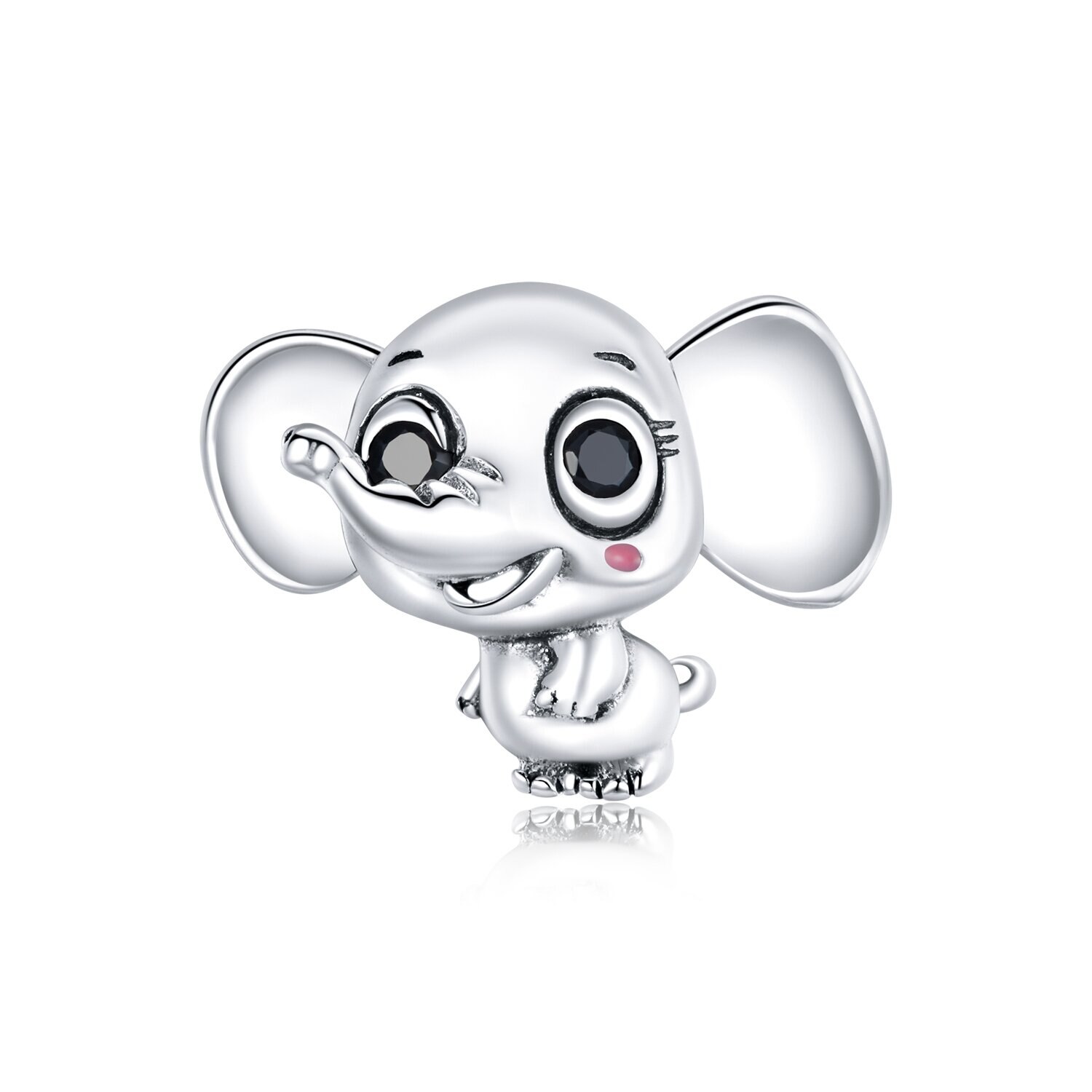 Talisman din argint Dumbo Elephant