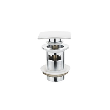 Ventil TEKA CLICK-CLACK rectangular 1107100, fara preaplin, Finisaj Crom Ventil TEKA CLICK-CLACK rectangular 1107100, fara preaplin, Finisaj Crom