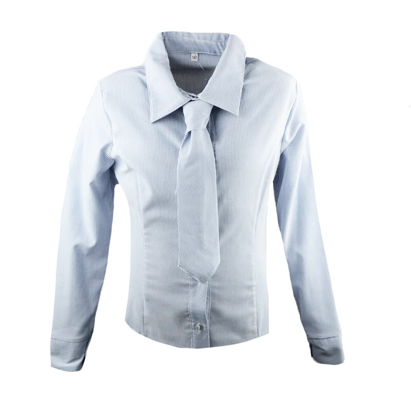 Camasa cu maneca lunga pentru fete Mini Junior, Poliamida Albastru