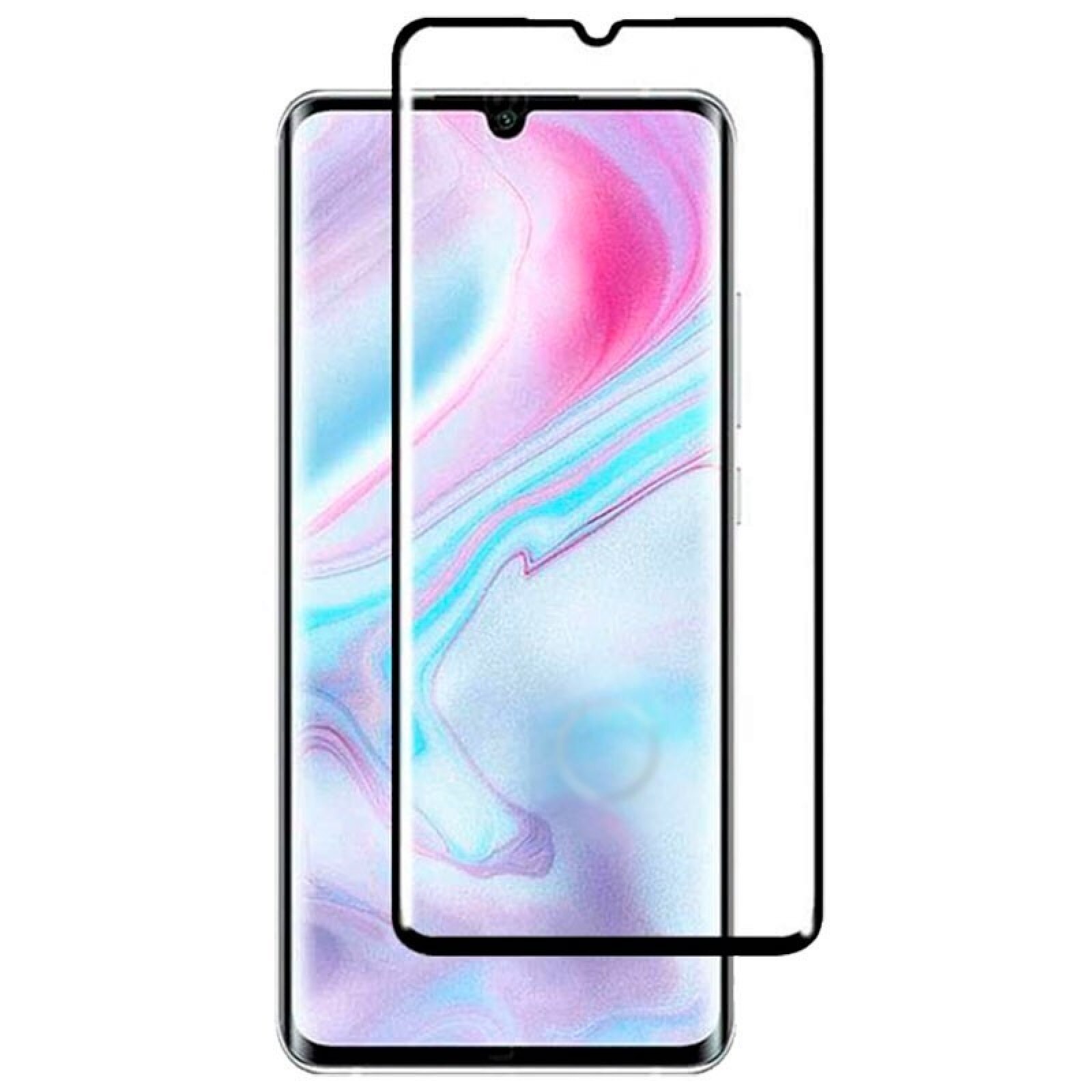 Folie sticla securizata Full Cover Full Glue pentru Xiaomi Mi Note 10 Lite, Negru