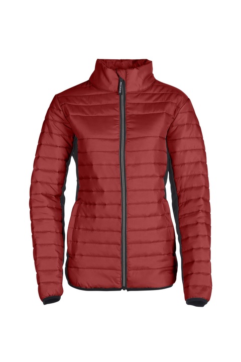 Jacheta dama matlasata cu laterale softshell Boston, brand Pen Duick, Negru/Caramiziu