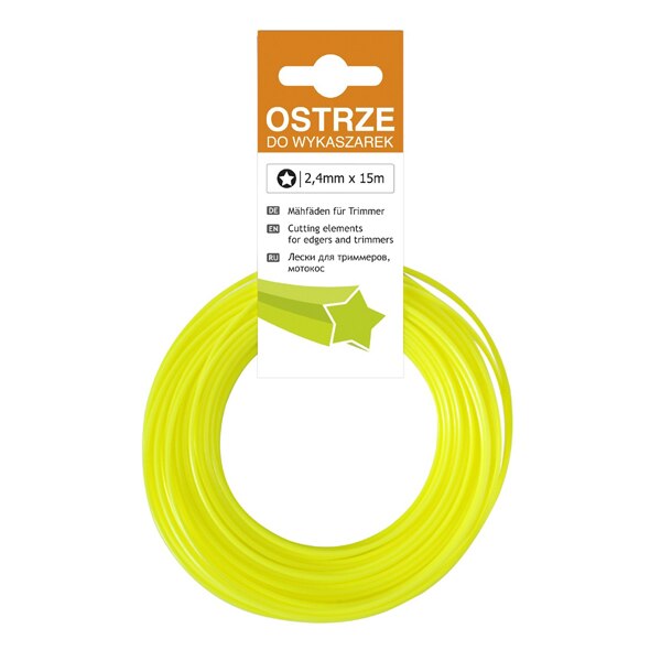 Fir taietor pentru motocoasa, cu sectiune stea, 2mm, lungime 15m