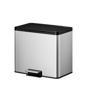 Cos de gunoi EKO Essential EcoCasa III, model designer, capac cu inchidere cu amortizare, pentru colectare selectiva, 9+9+9 litri, 46,2 x 33,8 x 41-h cm Cos de gunoi EKO Essential EcoCasa III, model designer, capac cu inchidere cu amortizare, pentru colectare selectiva, 9+9+9 litri, 46,2 x 33,8 x 41-h cm