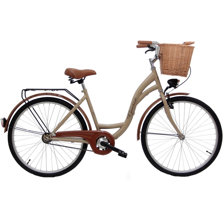 Bелосипед Goetze® Eco, 1 скоростен, Kолела 26", Кафяво