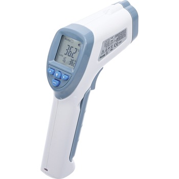 Termometru digital fara contact, in infrarosu, pentru oameni (32,0 - 43,0 ° C) sau pentru obiecte (0 - 100 °), BGS 6007 Termometru digital fara contact, in infrarosu, pentru oameni (32,0 - 43,0 ° C) sau pentru obiecte (0 - 100 °), BGS 6007