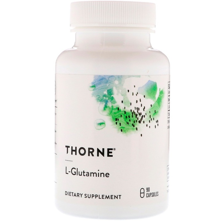 Supliment alimentar Thorne Research L-Glutamina 500mg, 90 Capsule