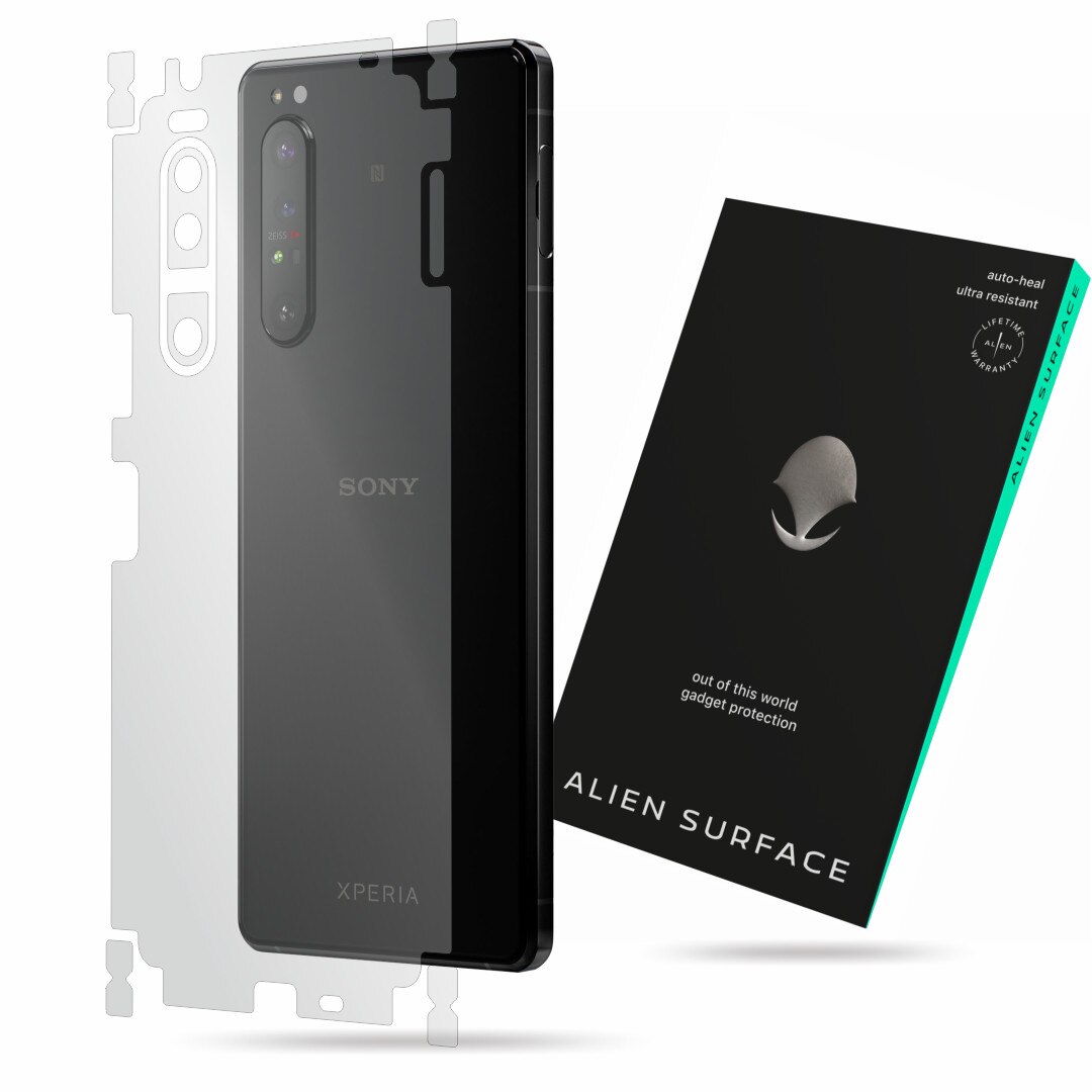 Folie Alien Surface, Sony Xperia 1 II, protectie spate, laterale