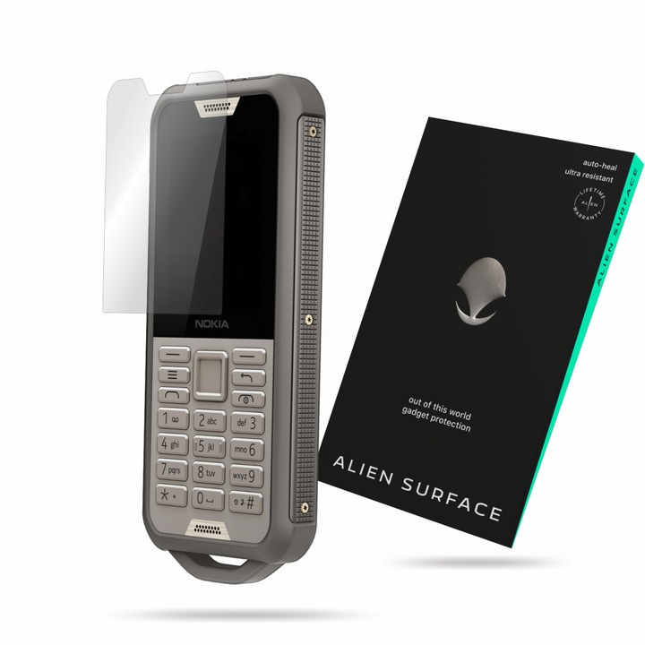 Folie Alien Surface, pentru Nokia 800 Tough, protectie ecran 1+1 Rezerva