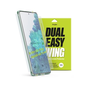 Folie Premium Full Cover Ringke Dual Easy Samsung Galaxy S20 Fe , transparenta -2 Bucati In Pachet Folie Premium Full Cover Ringke Dual Easy Samsung Galaxy S20 Fe , transparenta -2 Bucati In Pachet