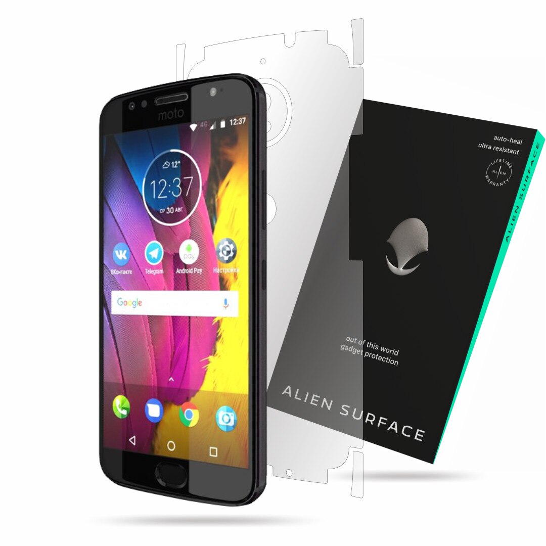 Folie Alien Surface, Motorola Moto G5S, protectie spate, laterale