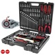 Set scule universale 97 piese, KS Tools, Crom-Vanadiu, Rosu/Negru