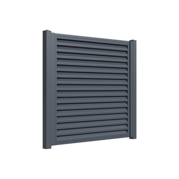 Panou gard mare, Todome, modern 44, gri antracit, 200 x 180 cm Panou gard mare, Todome, modern 44, gri antracit, 200 x 180 cm