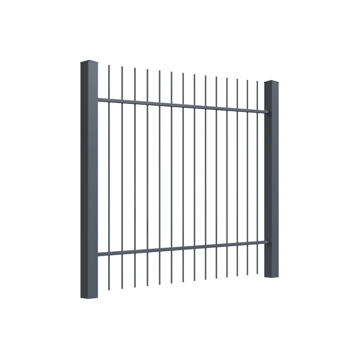 Panou gard mare, Todome, modern 45, gri antracit, 200 x 180 cm