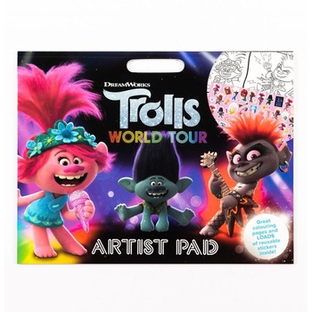 Carte de colorat Trolls World Tour - Artist Pad +3 ani Carte de colorat Trolls World Tour - Artist Pad +3 ani