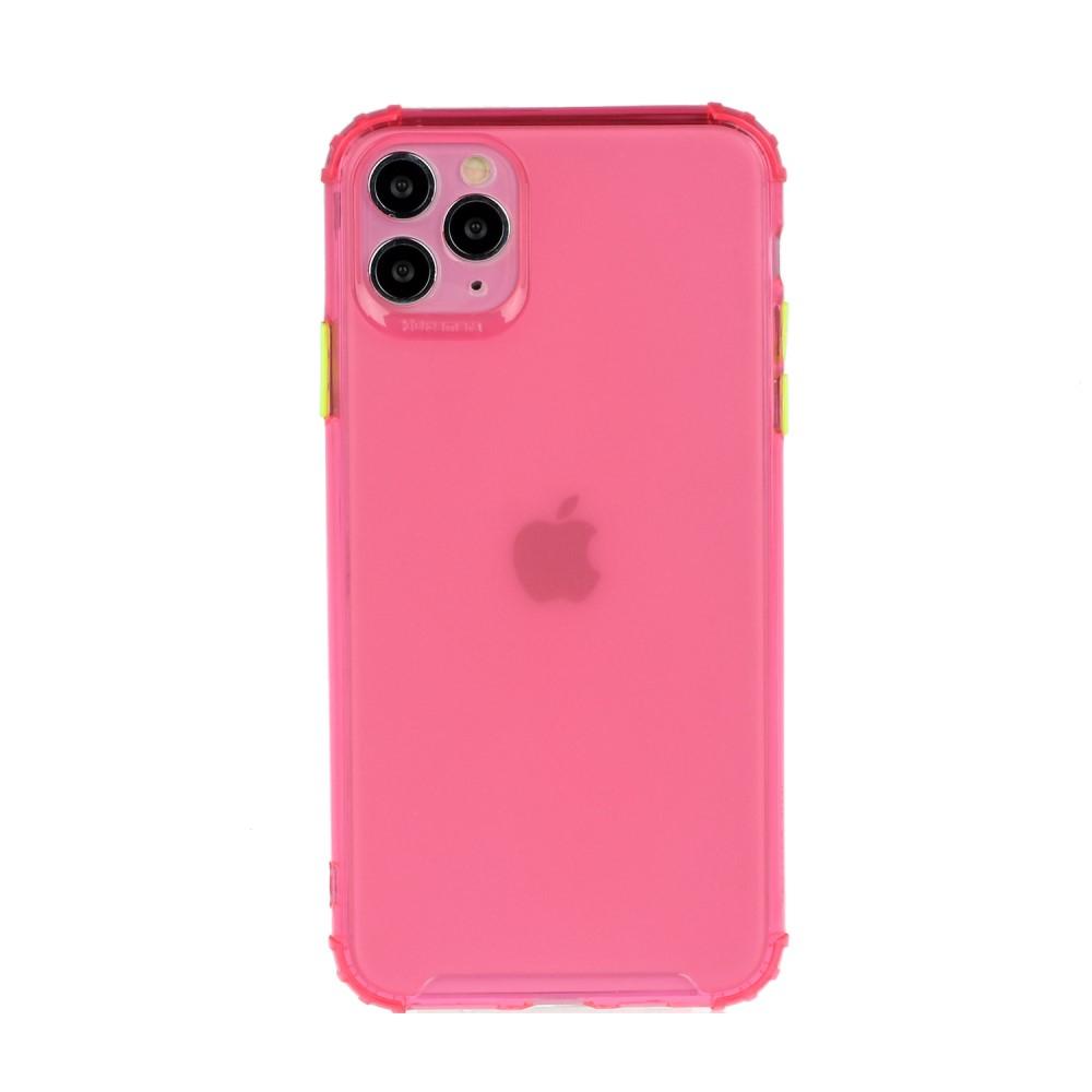 Husa silicon Apple iPhone 12 Mini model Defender Drop Proof cu Protectie Camera , Antisoc, TPU Viceversa Roz