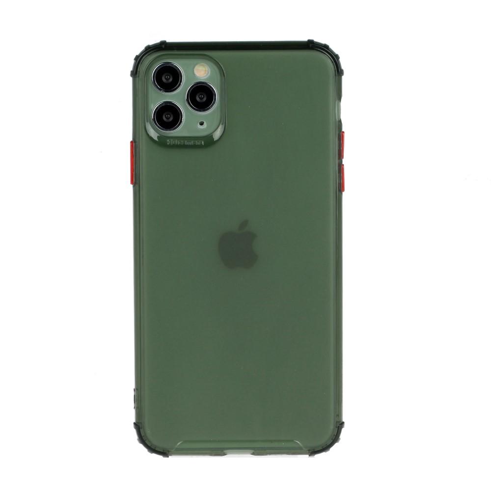 Husa silicon Apple iPhone 12 Mini model Defender Drop Proof cu Protectie Camera , Antisoc, TPU Viceversa Verde