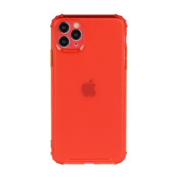 Husa silicon Apple iPhone 12 Mini model Defender Drop Proof cu Protectie Camera , Antisoc, TPU Viceversa Rosu