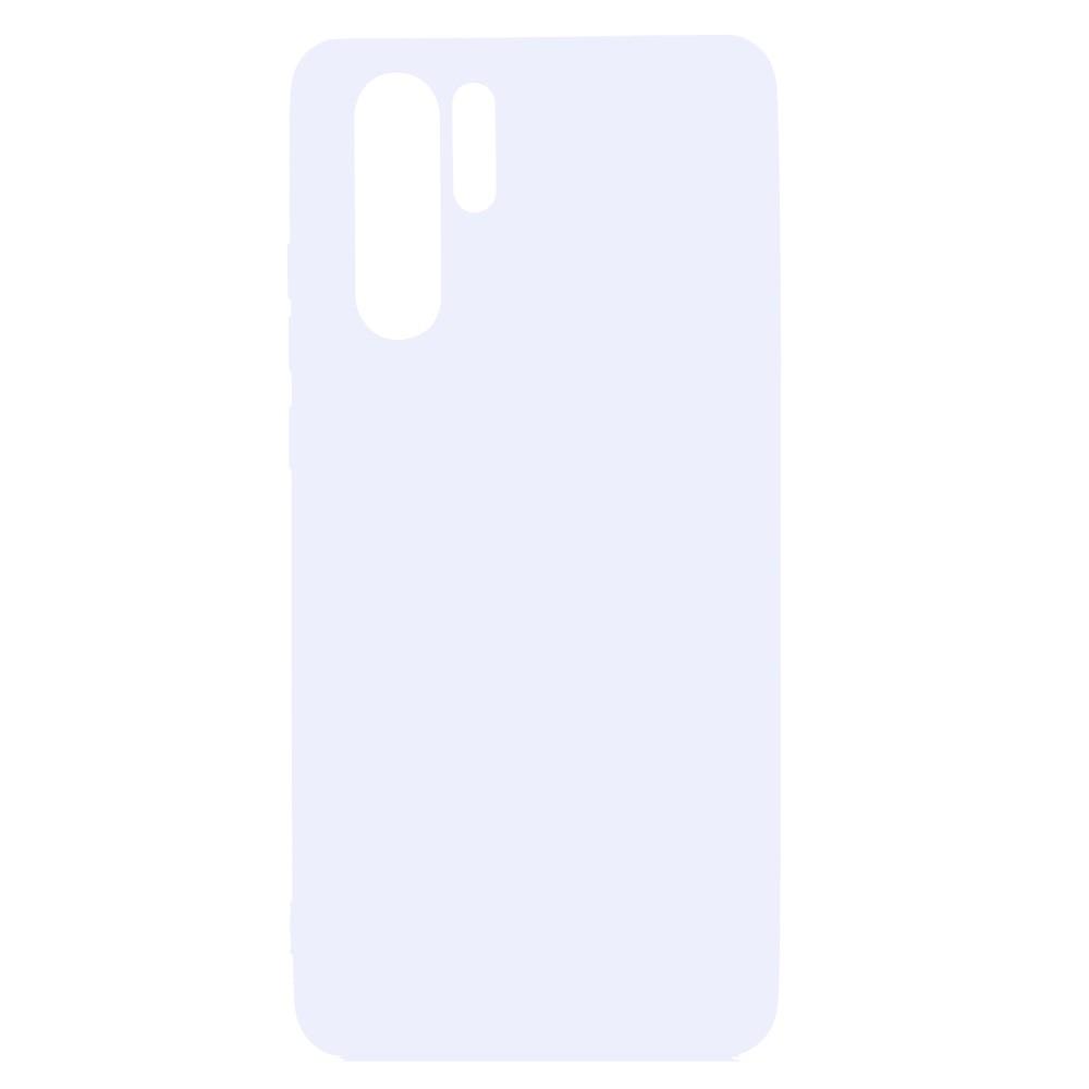 Husa silicon Huawei P30 Pro Matte, Antisoc, TPU, Viceversa Alb