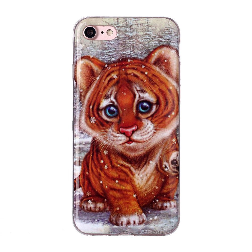 Husa Apple iPhone SE 2 model Baby Tiger, Silicon, Antisoc, Viceversa Multicolor