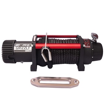 Troliu rapid auto Grizzly Winch 9500Lbs 4310KG cu sufa sintetica telecomanda cu fir si wireless Troliu rapid auto Grizzly Winch 9500Lbs 4310KG cu sufa sintetica telecomanda cu fir si wireless