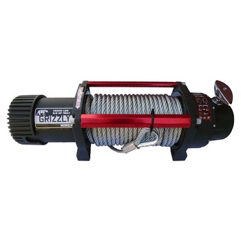 Troliu rapid auto Grizzly Winch 13000Lbs 5897KG cablu de otel telecomanda cu fir si wireless Troliu rapid auto Grizzly Winch 13000Lbs 5897KG cablu de otel telecomanda cu fir si wireless