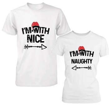 Set de 2 tricouri cupluri,  Set de 2 tricouri cupluri,