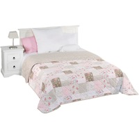 Cuvertura Matlasata cu 2 fete, 220x240 cm, Culoare Bej, DeLuxe