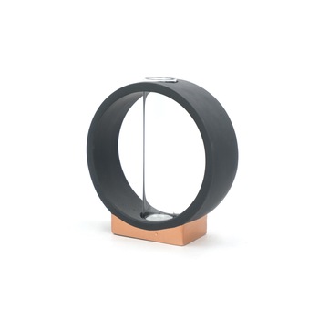 Vaza decor, din ceramica si sticla, 14 cm inaltime Vaza decor, din ceramica si sticla, 14 cm inaltime