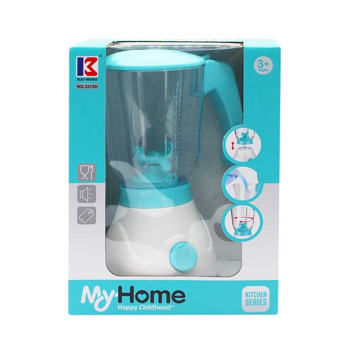 Blender de jucarie, MyHome, Sbk, 20cm, cu lumini si sunet, +3 ani