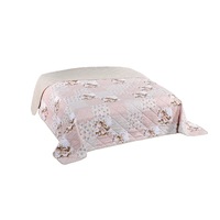 Cuvertura Matlasata cu 2 fete, 220x240 cm, Culoare Crem, DeLuxe