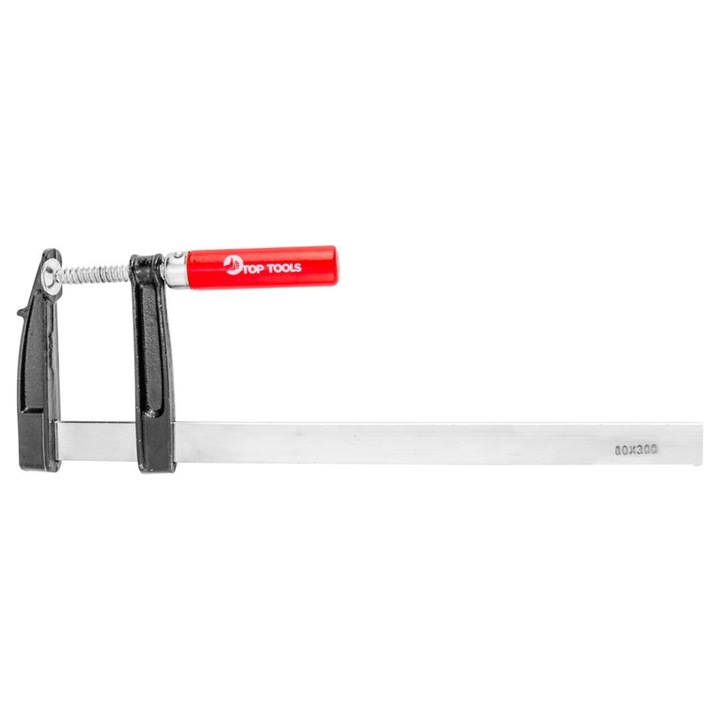 Clama de tip F pentru lemn, 80 x 300 mm, Top Tools 12A220