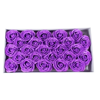 Trandafiri mari din sapun, 25 buc/Set, CD3443-Mov 9 Trandafiri mari din sapun, 25 buc/Set, CD3443-Mov 9