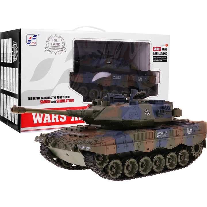 Tanc zu telecomanda Leopard scara 1:18