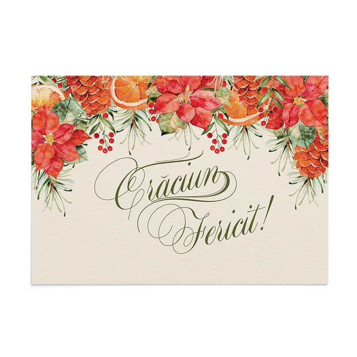 Felicitare Craciun Christmas Spell, Zizula Cards, 105 x 150 mm