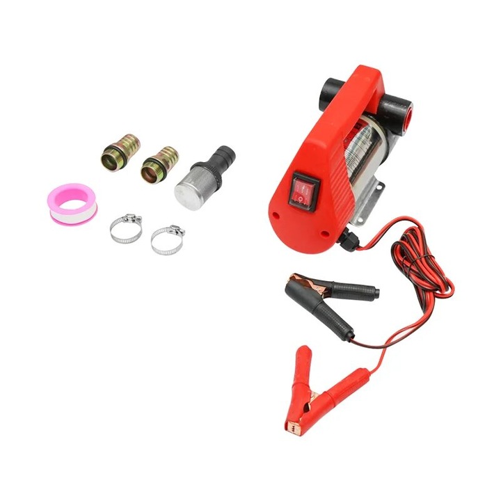 Pompa electrica 12V transfer motorina, 40L/ min