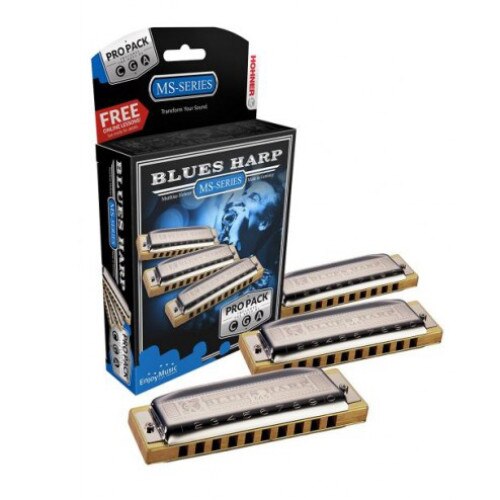 Set 3 muzicute - Hohner BLUES HARP C,G,A