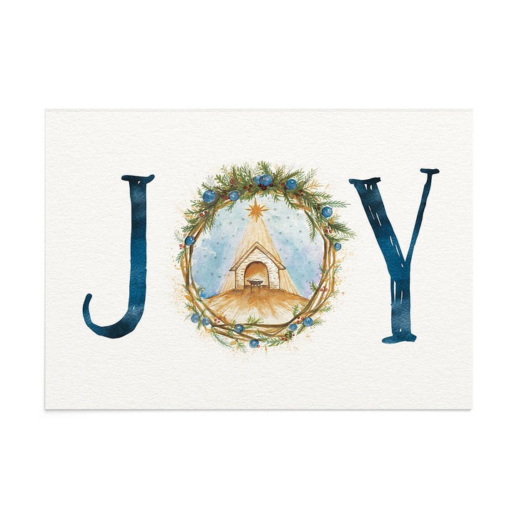 Felicitare Craciun Nativity Joy, Zizula Cards, 105 x 150 mm