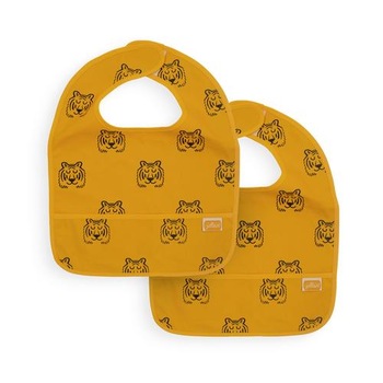 Baveta impermeabila Jollein Tiger mustar (2bucati) Baveta impermeabila Jollein Tiger mustar (2bucati)