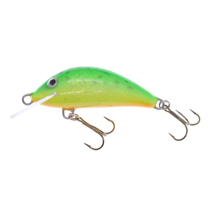 Vobler Gloog Hektor 40NS, 4cm, 4.5gr, Sinking, culoarea STF (Sea Trout Fluo) pentru clean, pastrav sau biban