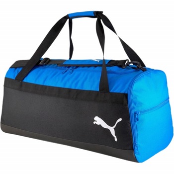 Geanta Puma Team Goal, albastru/negru, M Geanta Puma Team Goal, albastru/negru, M