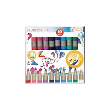 Set 10 markere magice care se sterg cu carioca alba Set 10 markere magice care se sterg cu carioca alba