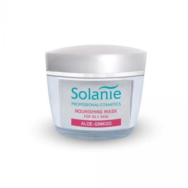 Masca nutritiva pentru ten gras Solanie Aloe Ginkgo 50 ml